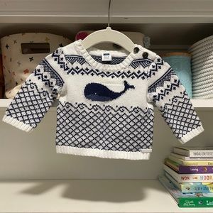 Janie & Jack Whale Sweater